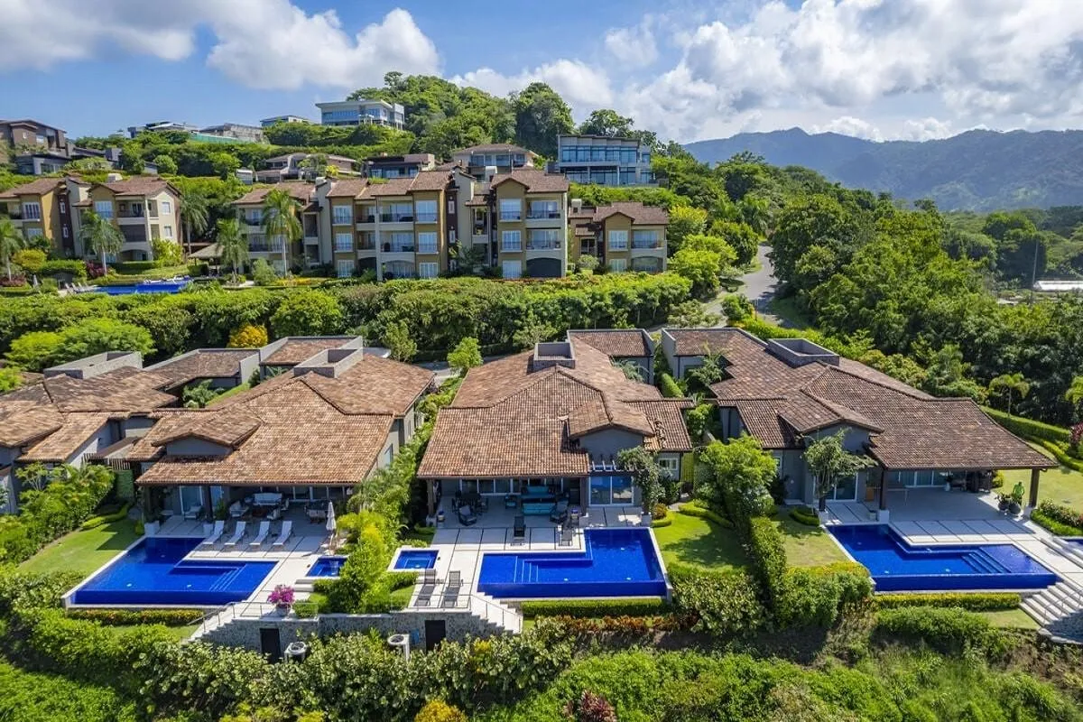 Aerial view of Los Sueños Vacation Rentals in Costa Rica