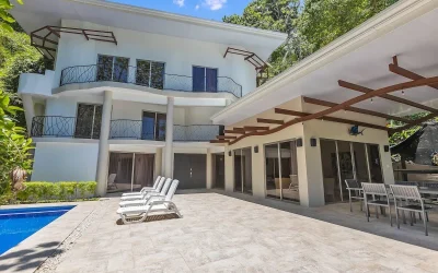 Interior facade at Casa miro Alta in Jaco Beach Costa Rica