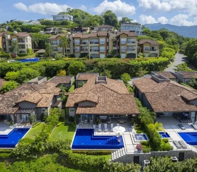 Drone view of Casa Ohana vacation rental in Los Sueños Resort Costa Rica