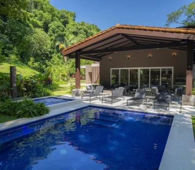 Bac patio view at Casa Selva Tica vacation rental in Los Sueños Resort Costa Rica