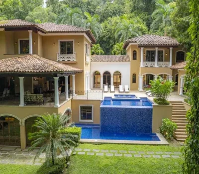 Aerial view of Casa Zafiro vacation rental in Los Sueños Resort Costa Rica